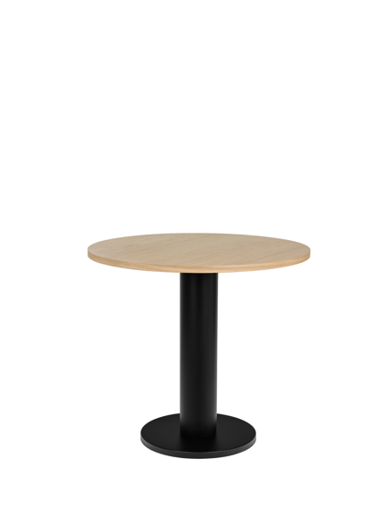 Kaviarenský stôl Sool Oak/Vulcano Black, veľký – čierny/dub