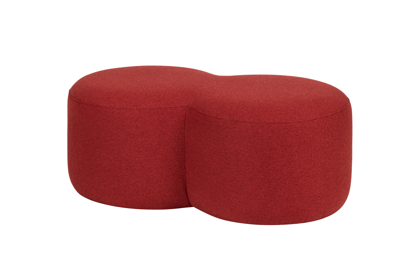 Puf Umbo Poppy Red – červený