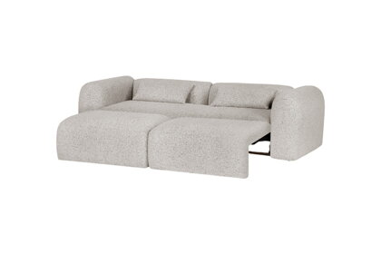 Rozkladacia pohovka Yaro Clay Grey Melange, 3-miestna – sivá