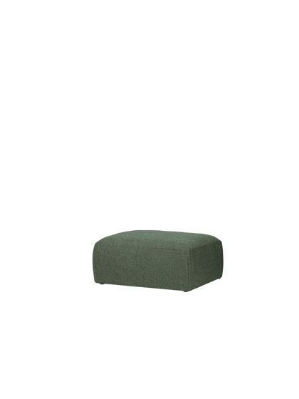 Yaro Thyme Green Bouclé ottomán – sötétzöld