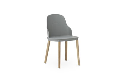 Stolička Allez Chair – sivá/dub