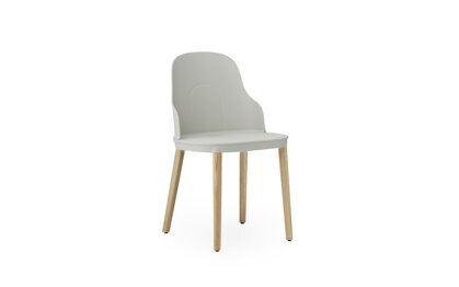 Stolička Allez Chair – teplá sivá/dub