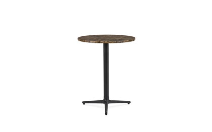 Stôl Allez, malý, okrúhly, 3 nohy – mramor