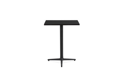 Stôl Allez, malý, štvorcový, 3 nohy – čierny dub