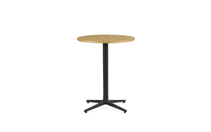 Stôl Allez, malý, okrúhly, 4 nohy – dub