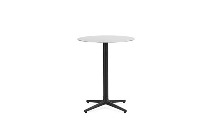 Stôl Allez, malý, okrúhly, 4 nohy – oceľ