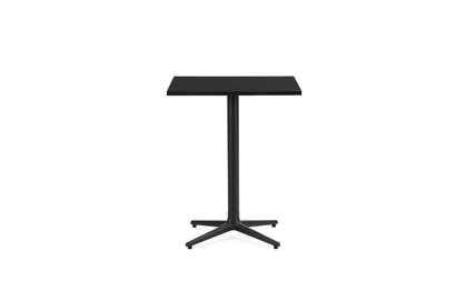Stôl Allez, malý, štvorcový, 4 nohy – čierny dub