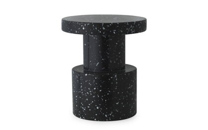 Príručný stolík/stolička Bit Stool Black – čierny