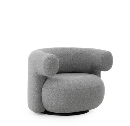Otočné kreslo Burra Lounge W. Return Outdoor Wander – sivé