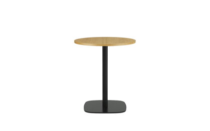 Stôl Form, výška 74,5 cm, malý, okrúhly – dub