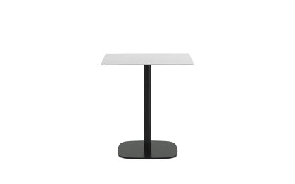 Stôl Form, výška 74,5 cm, malý, štvorcový – oceľ