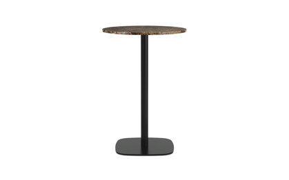 Stôl Form, výška 94,5 cm, malý, okrúhly – mramor