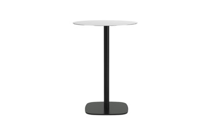 Stôl Form, výška 94,5 cm, malý, okrúhly – oceľ