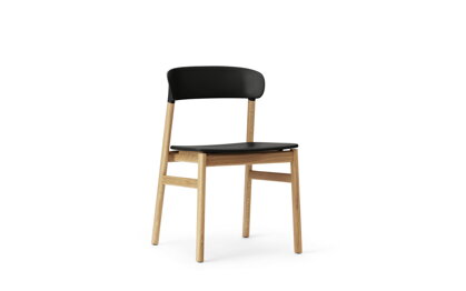 Stolička Herit Chair – čierna/dub