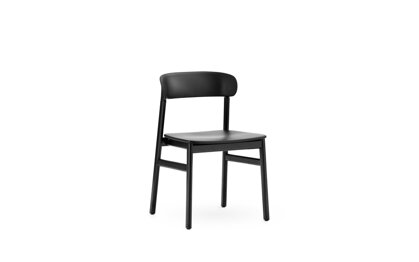 Stolička Herit Chair – čierna/čierny dub