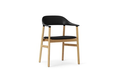 Stolička Herit Armchair Synergy – čierna/dub