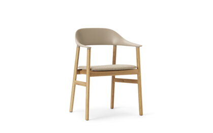 Stolička Herit Armchair Synergy – piesková/dub