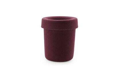 Odpadkový kôš do pracovne Hide Office Bin – tmavočervený