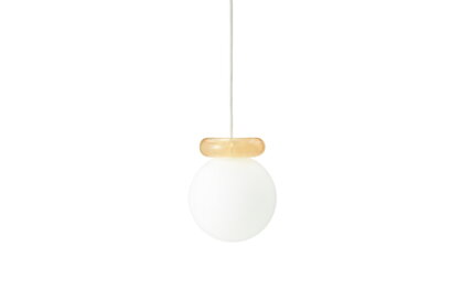 Závesná lampa Hinx Sand – biela/piesková