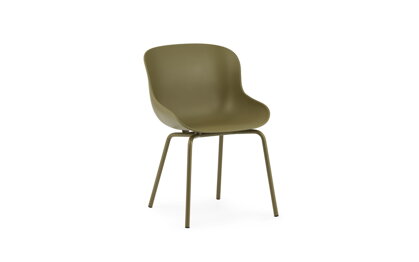 Stolička Hyg Chair – olivová/oceľ