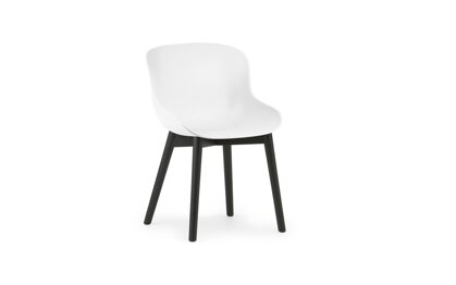 Stolička Hyg Chair – biela/čierny dub