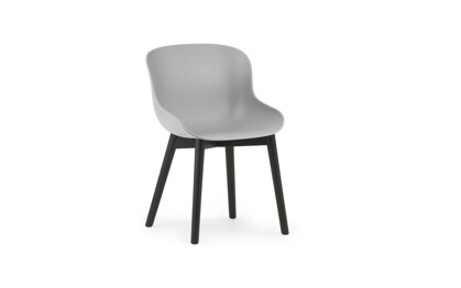 Stolička Hyg Chair – sivá/čierny dub