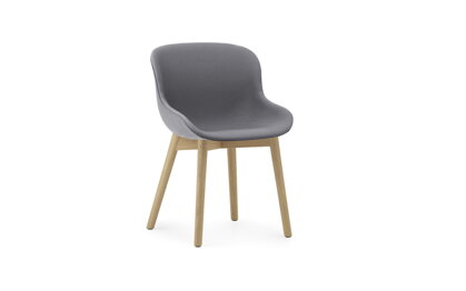 Stolička Hyg Chair Aquarius – sivá/dub