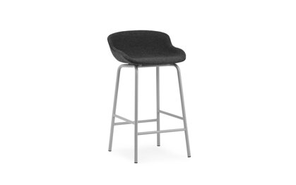 Barová stolička Hyg Barstool, 65 cm – tmavosivá/sivá oceľ