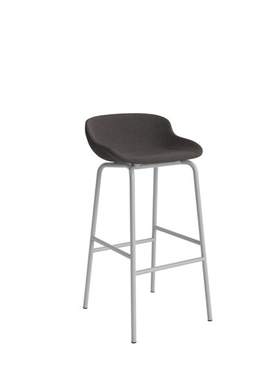 Barová stolička Hyg Barstool, 75 cm – tmavosivá/sivá oceľ