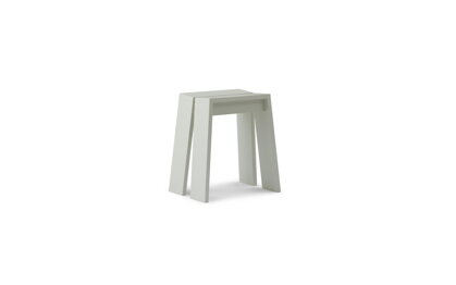 Príručný stolík/stolička Let Stool – svetlosivý/jaseň