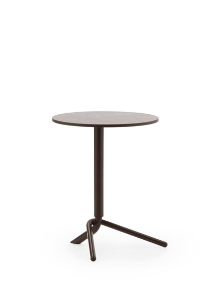 Príručný stolík Lift Side Table – tmavohnedý
