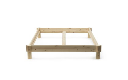 Posteľový rám Notch Bed Frame 160 x 200 cm – borovica