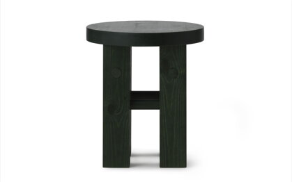 Príručný stolík/stolička Fyr Stool – tmavozelený
