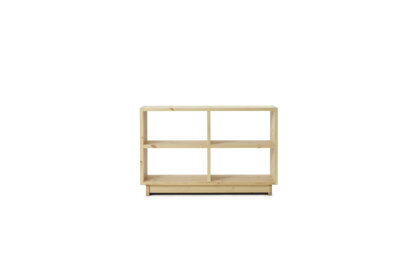 Knižnica Plank Bookcase, stredná – prírodná/borovica
