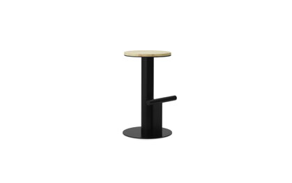 Barová stolička Pole Barstool, 65 cm – borovica/čierna