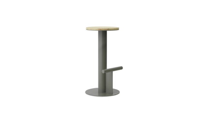 Barová stolička Pole Barstool, 75 cm – borovica/sivá