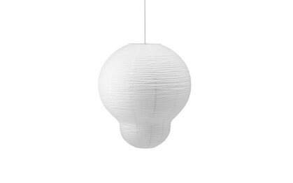 Závesné tienidlo Puff Bulb – biele