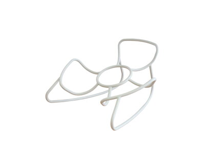 Podstavec Bloom Base pod puf Don Out – biely