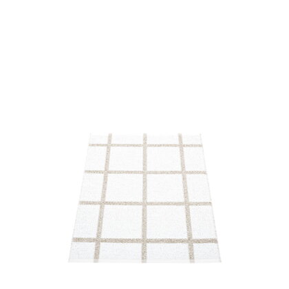 Koberec ADA White/Stone Metallic – biely