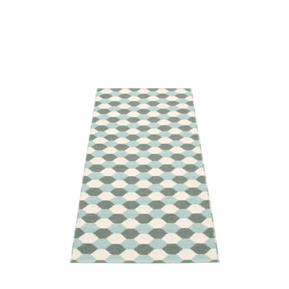 Koberec DANA Army/Pale Turquoise/Vanilla – vojenský zelený