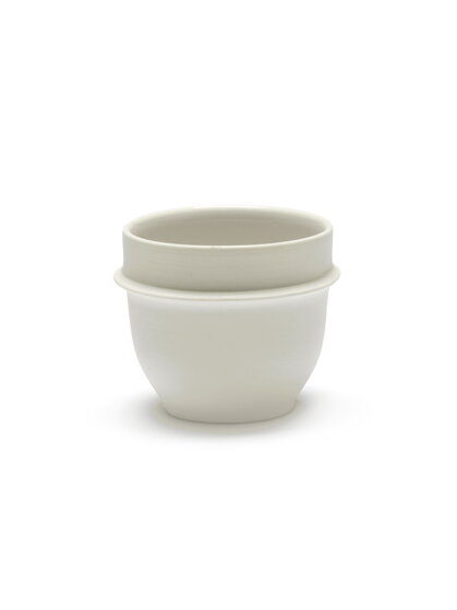 Šálka na espresso Dune Alabaster, set 2 ks – sivobiela