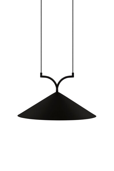 Závesná lampa Curve 50 Black – čierna