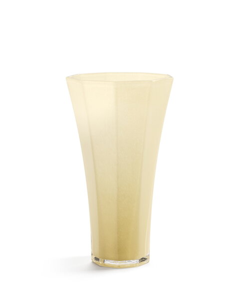 Váza Liliané Butter Yellow, 28 cm – krémová