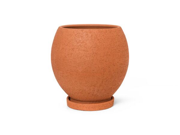 Vonkajší kvetináč Ando, stredný – terracotta
