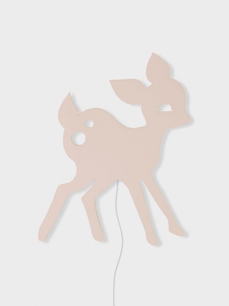 Nástenná lampa My Deer – ružová