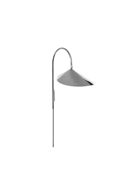 Nástenná otočná lampa Arum – oceľ