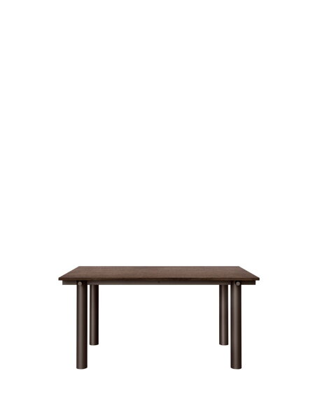 Jedálenský stôl Atura, 160 x 90 cm – tmavohnedý/tmavý morený dub