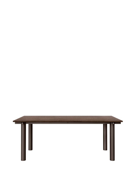 Atura étkezőasztal, 200 x 90 cm – sötétbarna/sötét pácolt tölgy