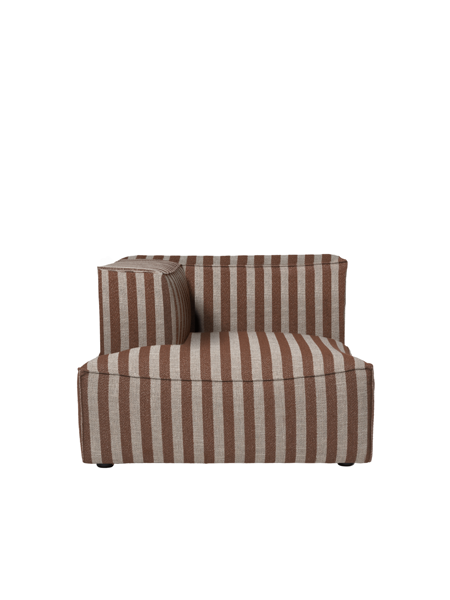 Modul Catena Louisiana Chaise Longue L600, ľavý roh – pieskový/hnedý