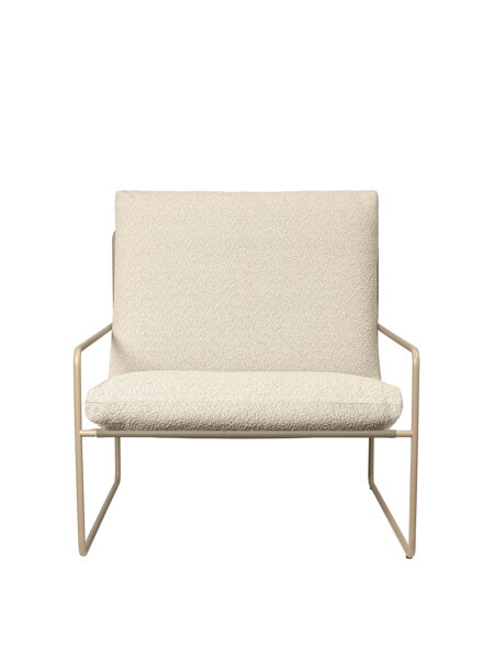 Kreslo Desert Pure Bouclé – off-white/kašmírové